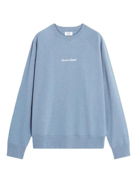 raglan-sleeve crew-neck sweatshirt by MAISON KITSUNE