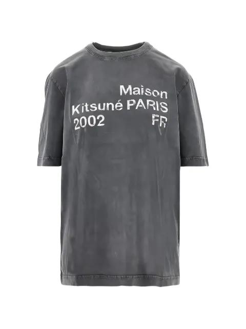 short-sleeve round-neck T-shirt by MAISON KITSUNE