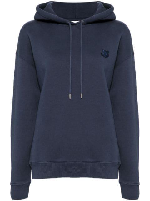 signature fox motif hoodie by MAISON KITSUNE