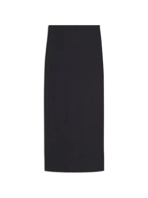 split ribbed skirt by MAISON KITSUNE