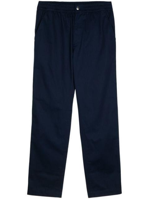 straight-leg cotton chinos by MAISON KITSUNE