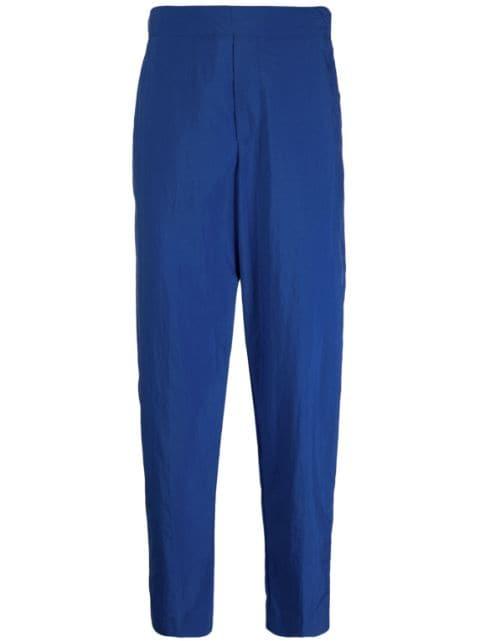 straight-leg cotton trousers by MAISON KITSUNE