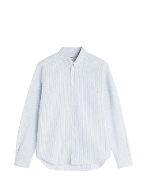striped button-down shirt by MAISON KITSUNE