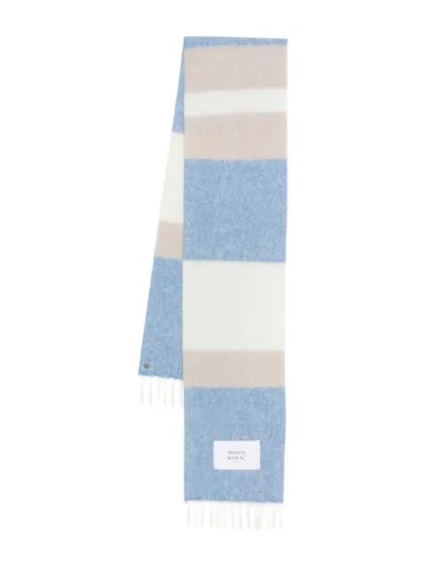 striped scarf by MAISON KITSUNE