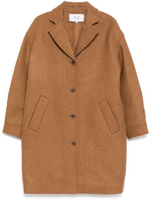 wool coat by MAISON KITSUNE