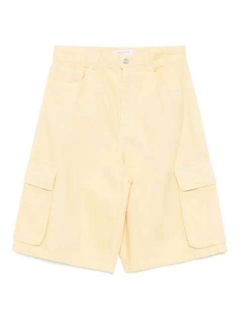 work wear denim shorts by MAISON KITSUNE