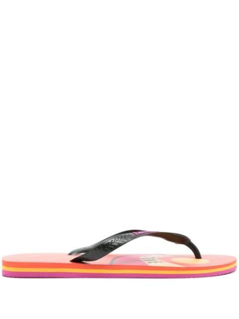 x Havaianas Wave flip flops by MAISON KITSUNE