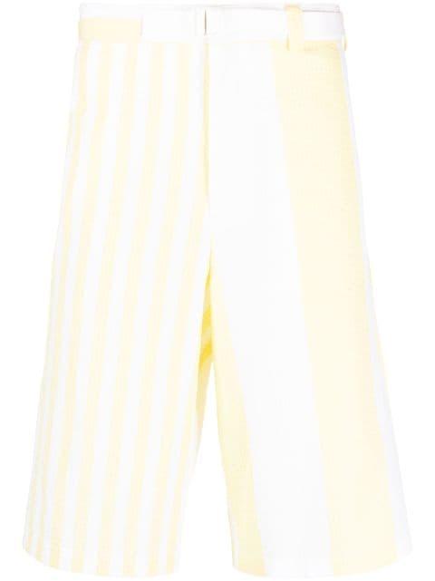 x Olympia Le-Tan Poolside belted shorts by MAISON KITSUNE