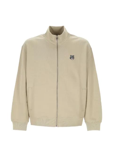 zip fox patch sweater by MAISON KITSUNE