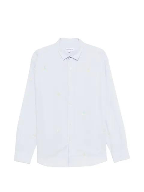 Breteuil sailboat-embroidered shirt by MAISON LABICHE