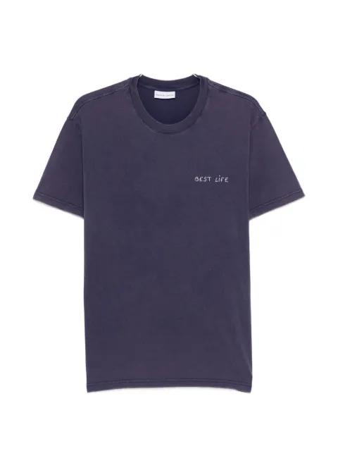 Popincourt embroidered T-shirt by MAISON LABICHE