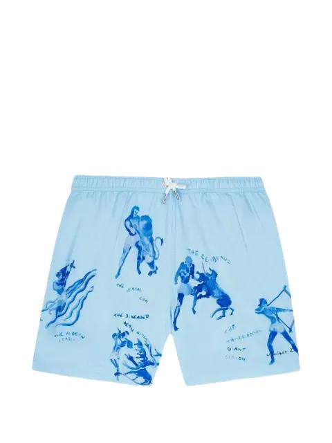 Ulysse printed swim shorts by MAISON LABICHE