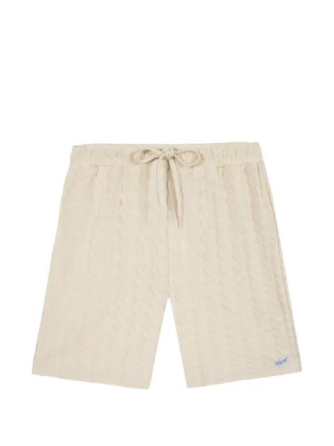 knitted drawstring shorts by MAISON LABICHE