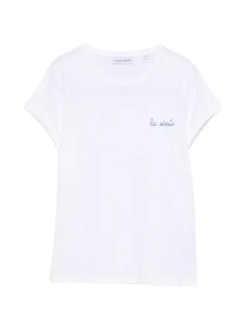 lettering T-shirt by MAISON LABICHE