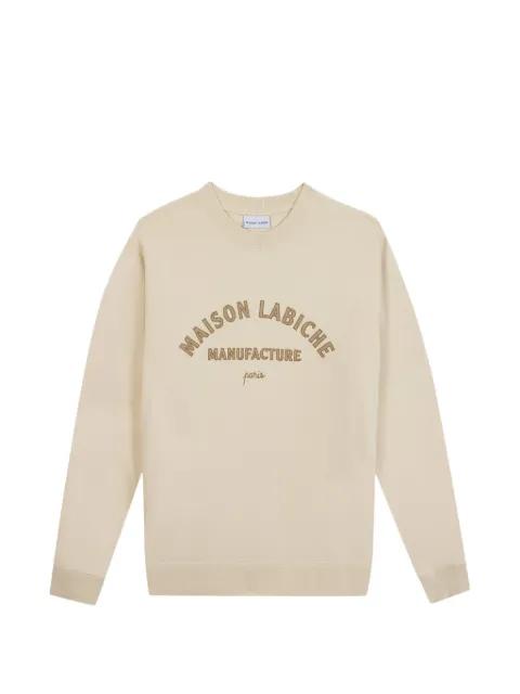 logo-embroidered sweatshirt by MAISON LABICHE