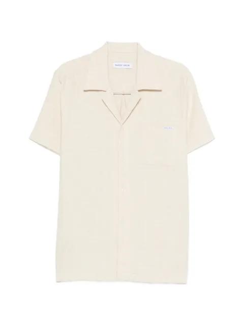logo-patch shirt by MAISON LABICHE