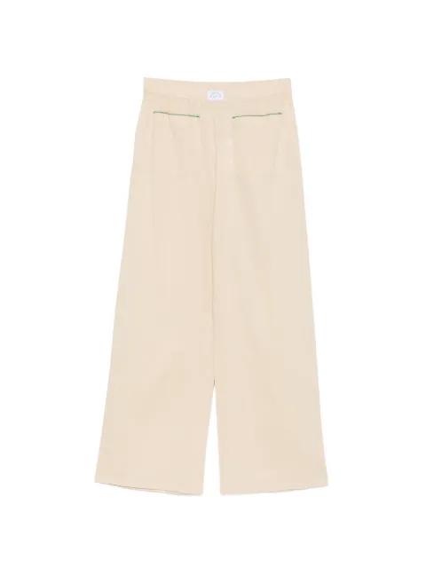 patch-pockets trousers by MAISON LABICHE
