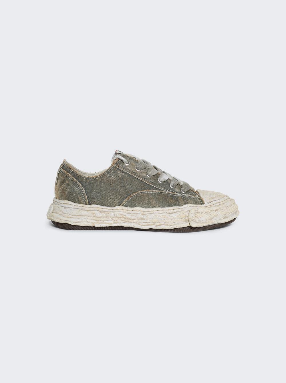 Peterson 23 Low Top Sneaker Green  | The Webster by MAISON M IH AR A Y AS UH IR O