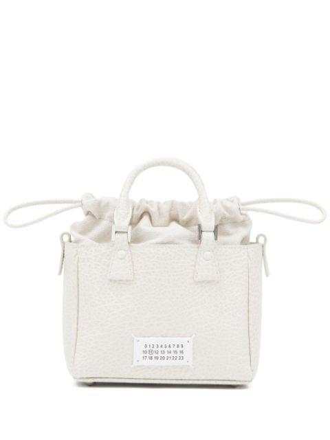 5AC Horizontal leather tote bag by MAISON MARGIELA