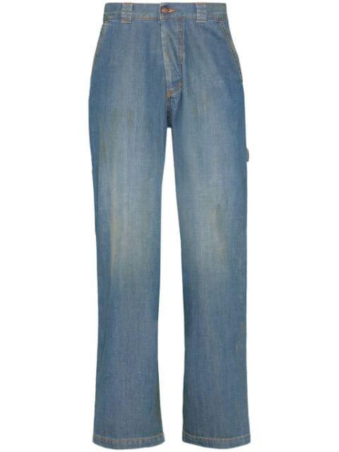Americana wide-leg jeans by MAISON MARGIELA