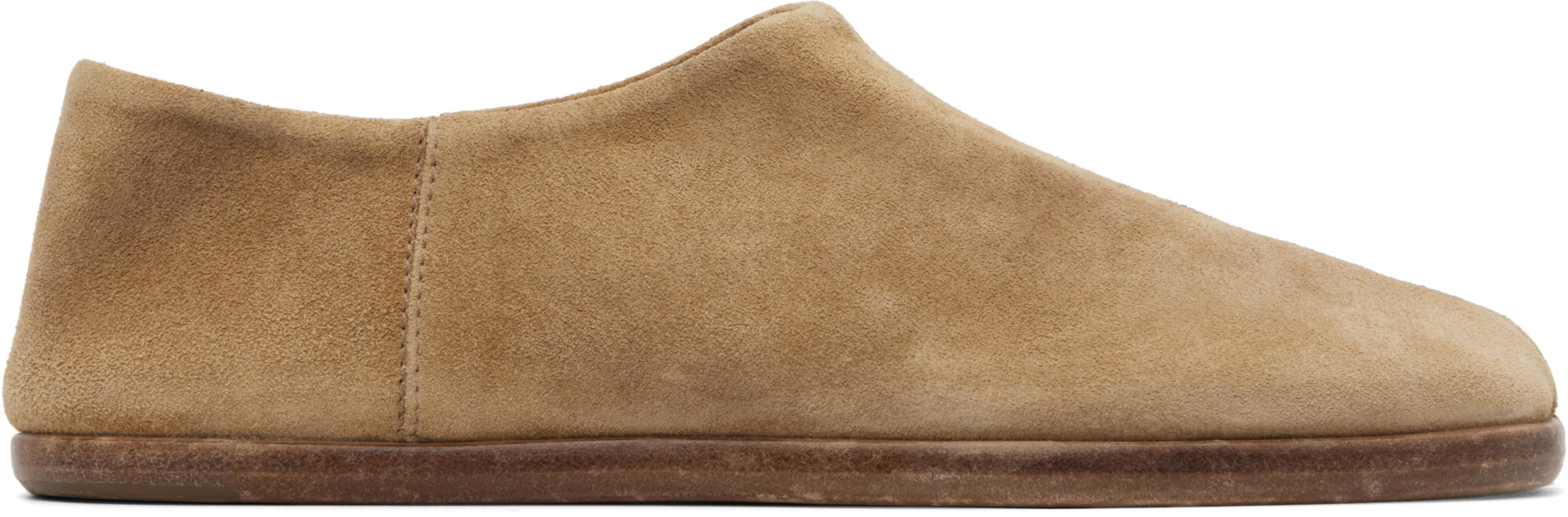 Beige Tabi Babouche Loafers by MAISON MARGIELA