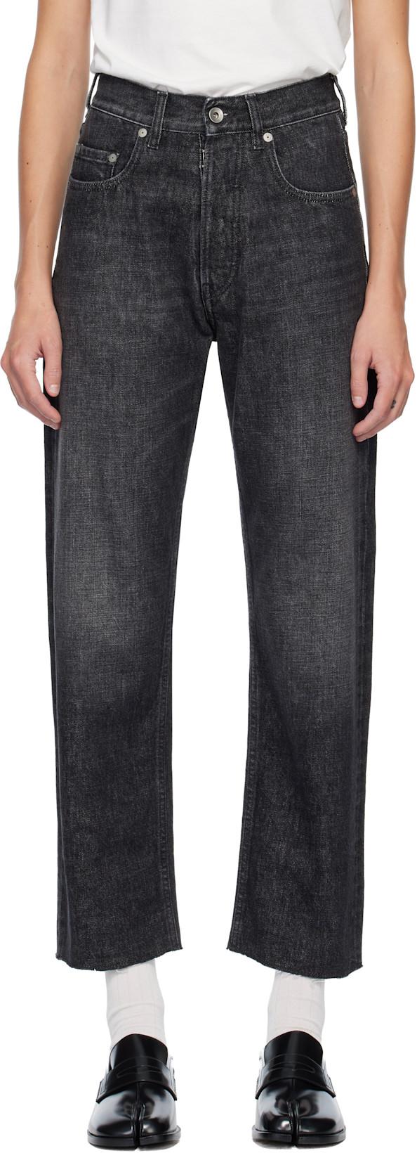 Black 5 Pockets Jeans by MAISON MARGIELA