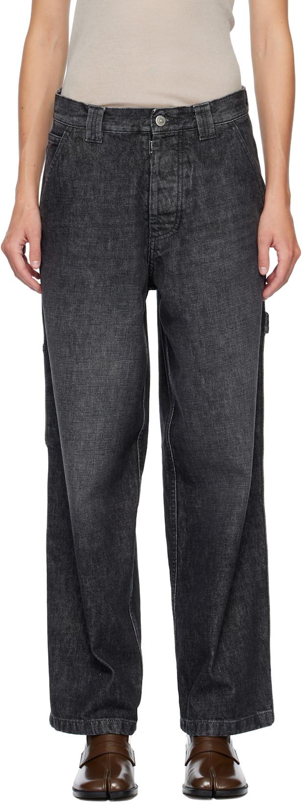 Black 5 Pockets Jeans by MAISON MARGIELA