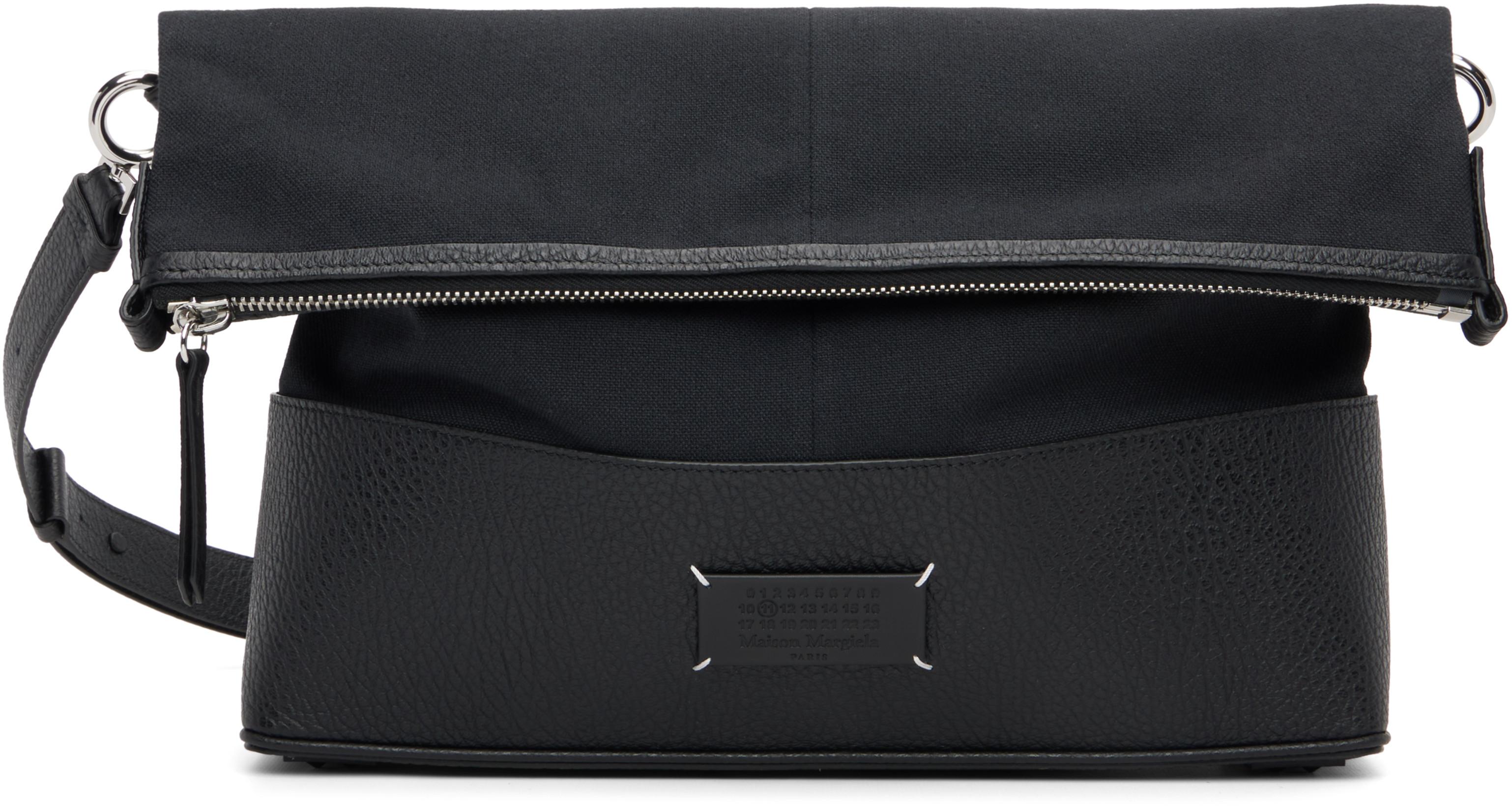 Black 5AC Medium Bag by MAISON MARGIELA