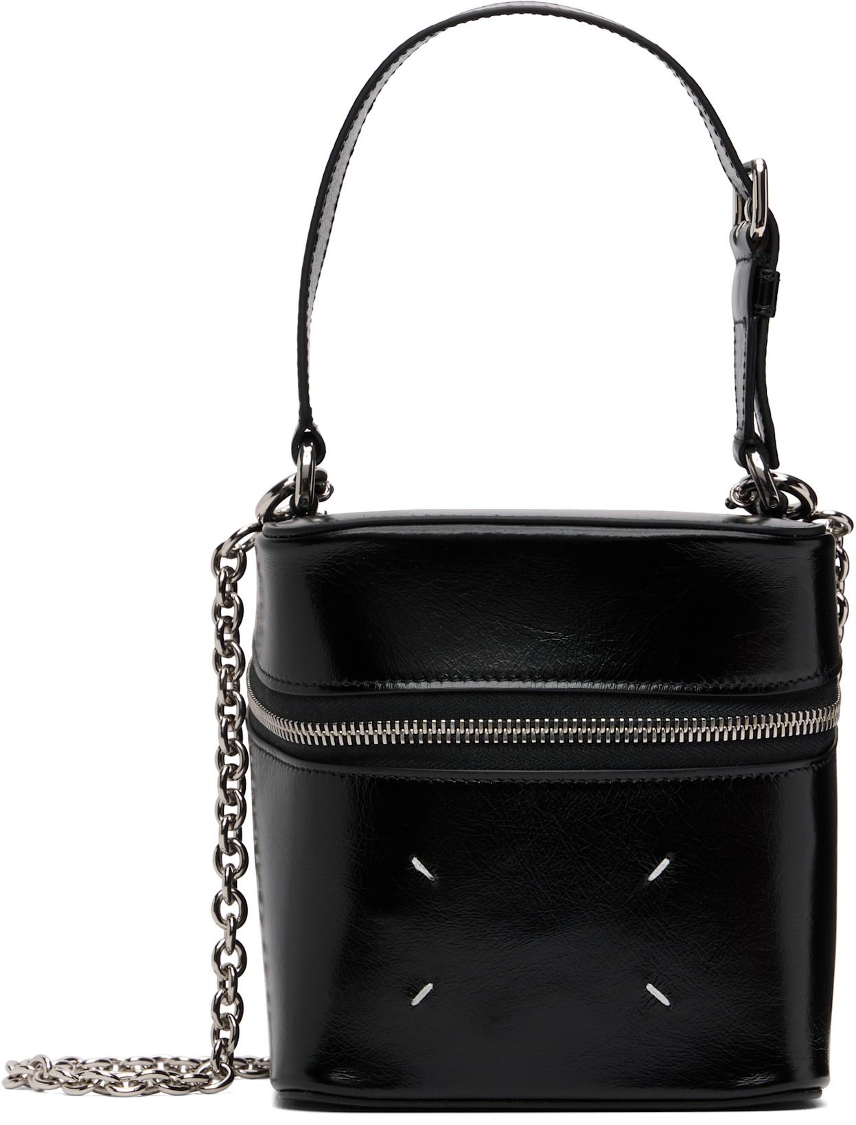 Black Big Cube Bag by MAISON MARGIELA