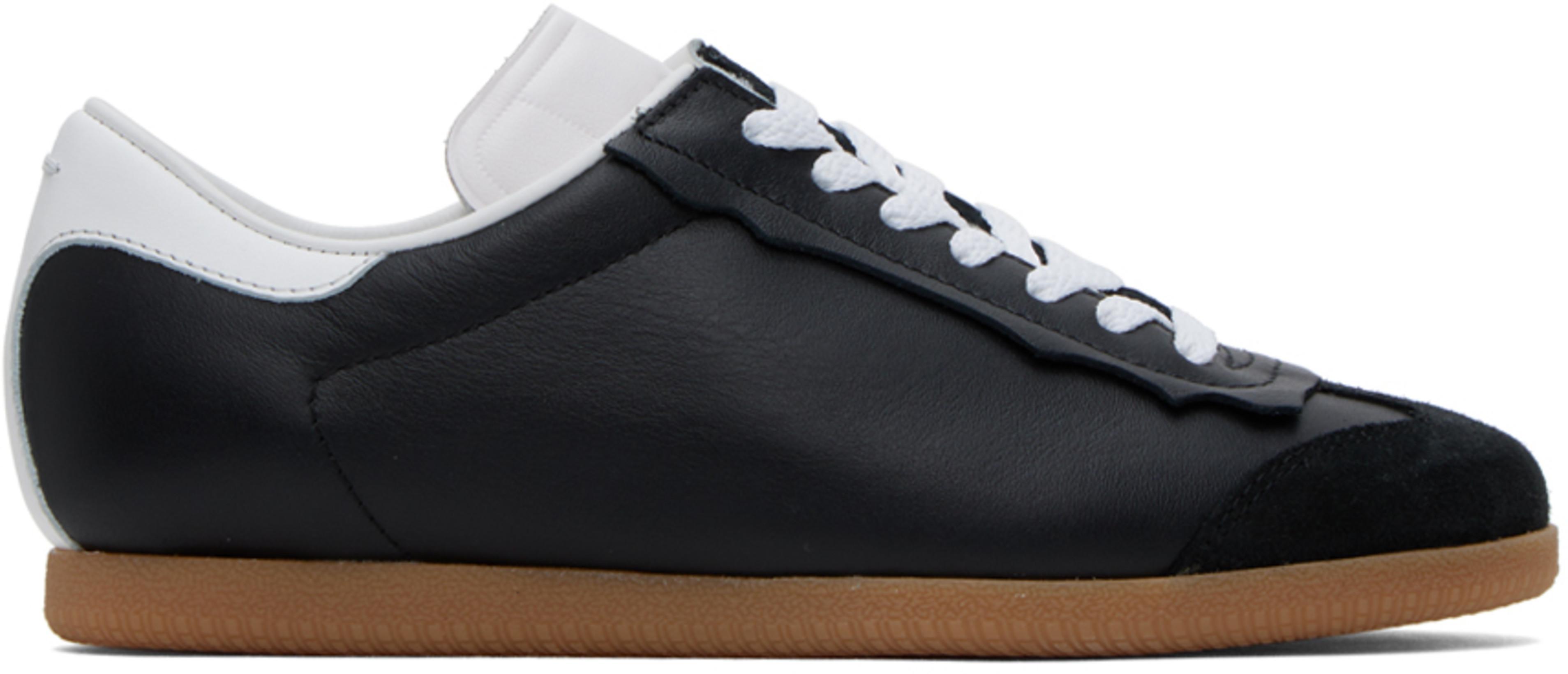 Black Featherlight Sneakers by MAISON MARGIELA