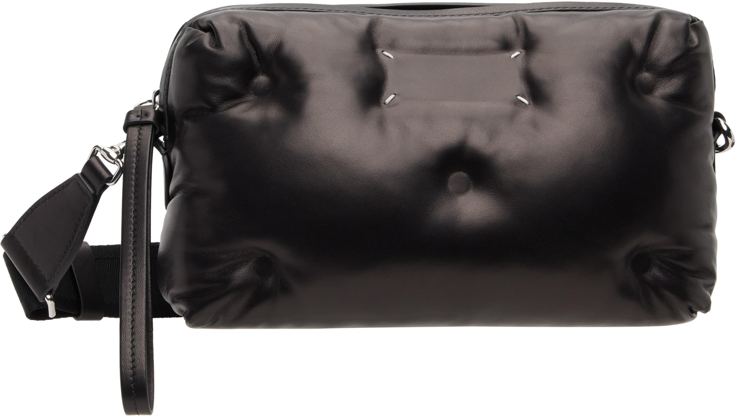 Black Glam Slam Sport Camera Bag by MAISON MARGIELA