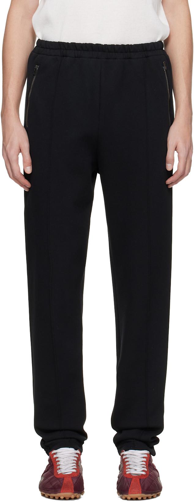 Black Jersey Sweatpants by MAISON MARGIELA