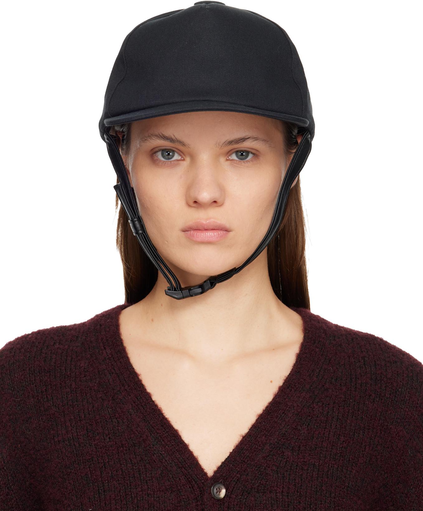 Black Riding Cap by MAISON MARGIELA