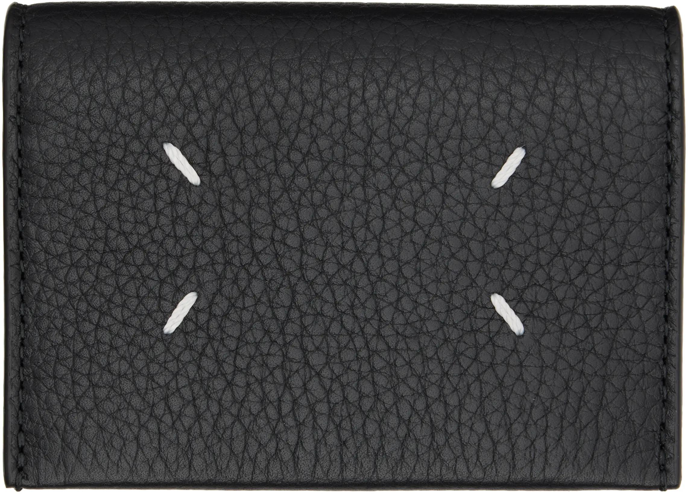 Black Small Card Holder by MAISON MARGIELA
