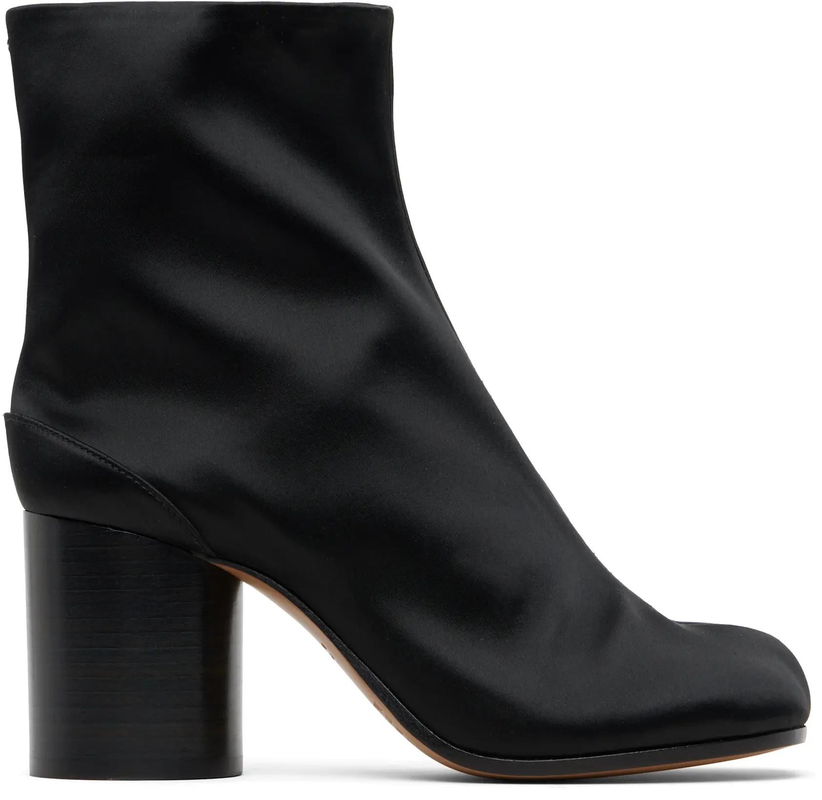 Black Tabi Ankle Boots by MAISON MARGIELA