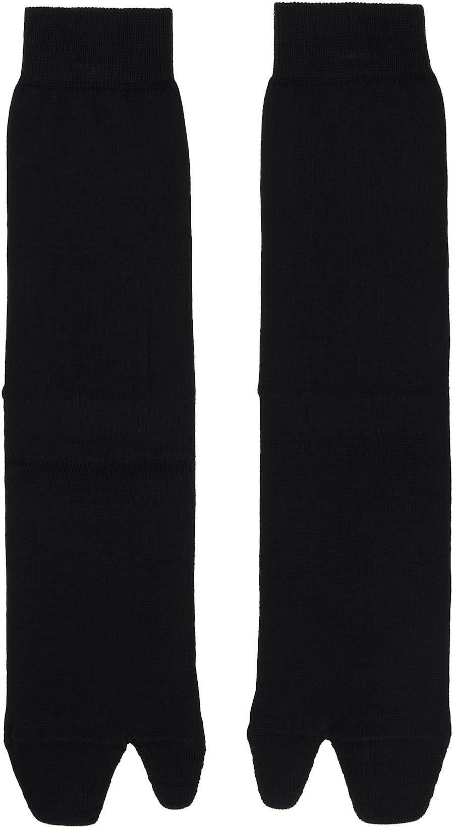 Black Tabi Socks by MAISON MARGIELA