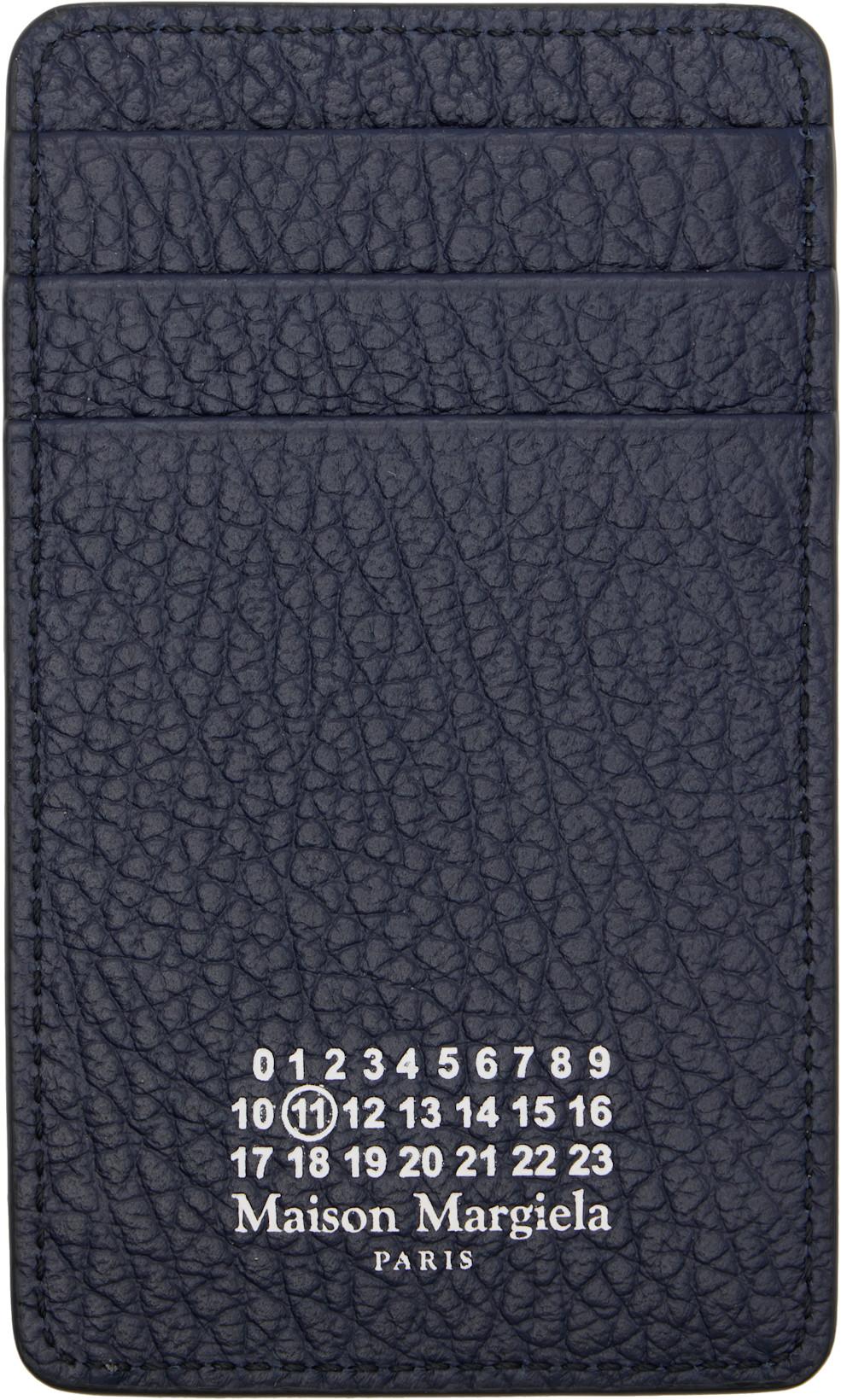 Black Vertical Card Holder by MAISON MARGIELA