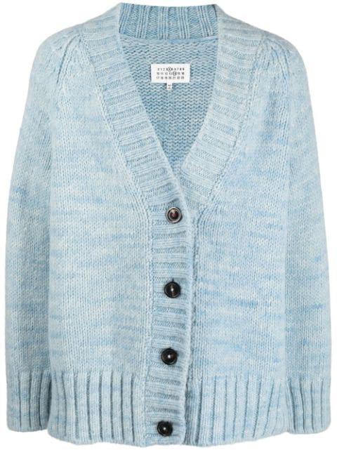 Botanical Dye V-neck cardigan by MAISON MARGIELA
