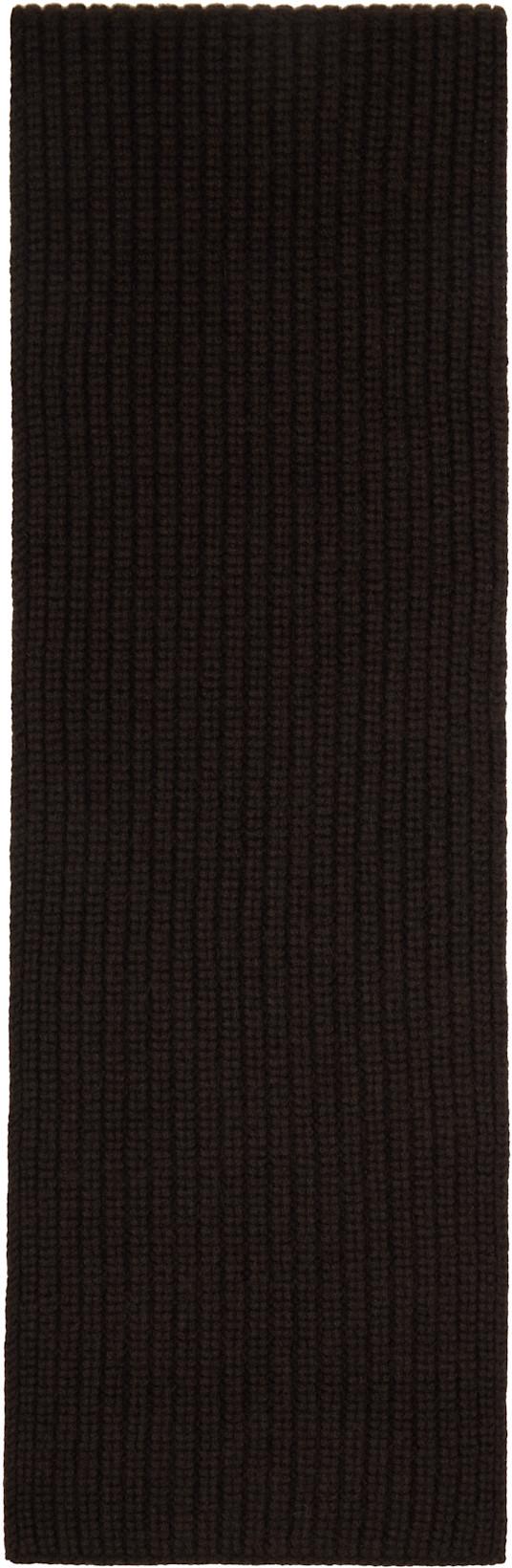 Brown Cashmere Scarf by MAISON MARGIELA