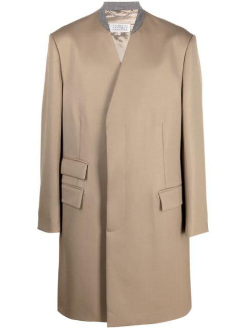 Cavalry single-breasted wool coat by MAISON MARGIELA