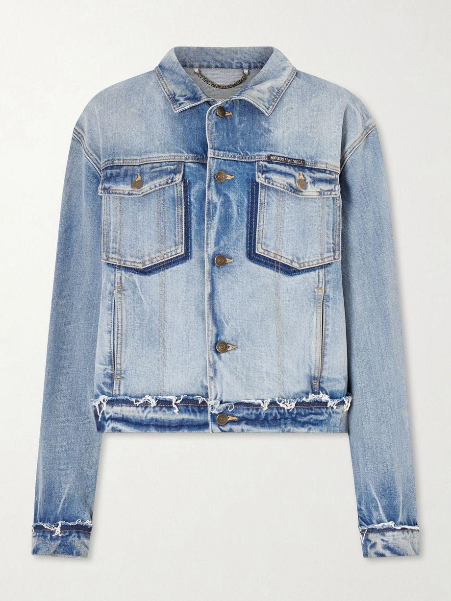 Distressed denim jacket by MAISON MARGIELA