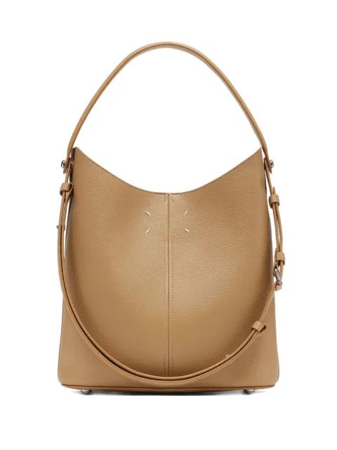 Dress-age leather tote bag by MAISON MARGIELA