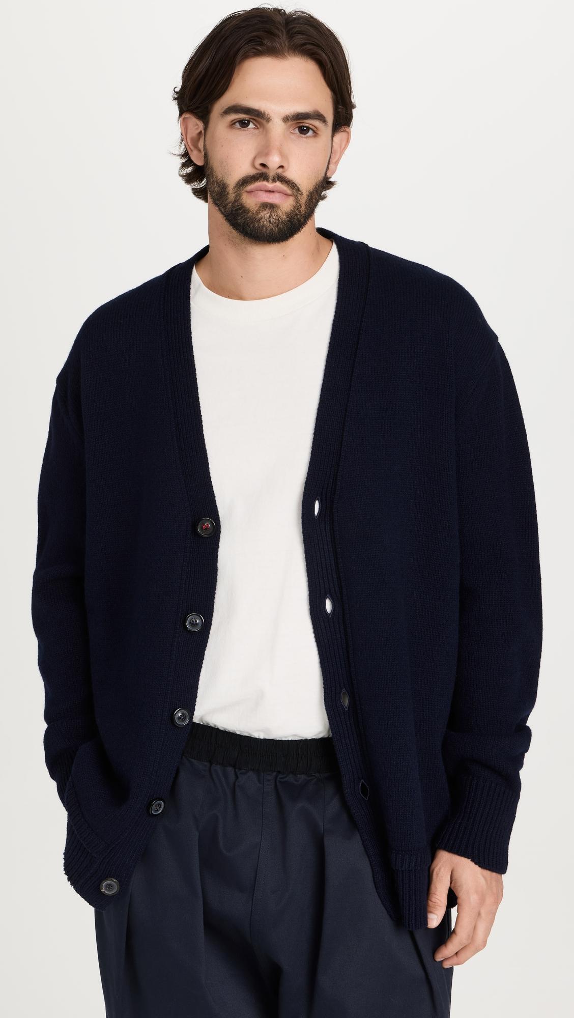 Elbow Patch Cardigan by MAISON MARGIELA