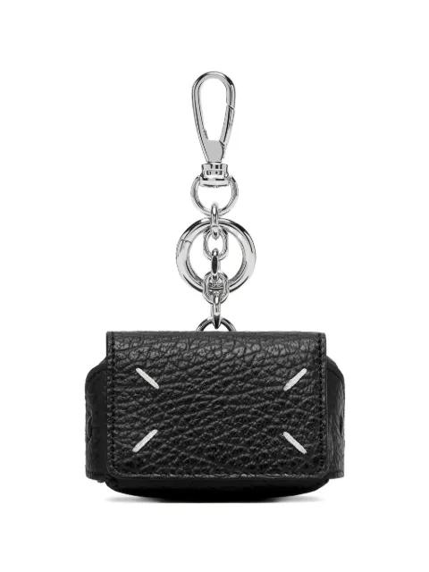 Four-Stitch leather keyring by MAISON MARGIELA