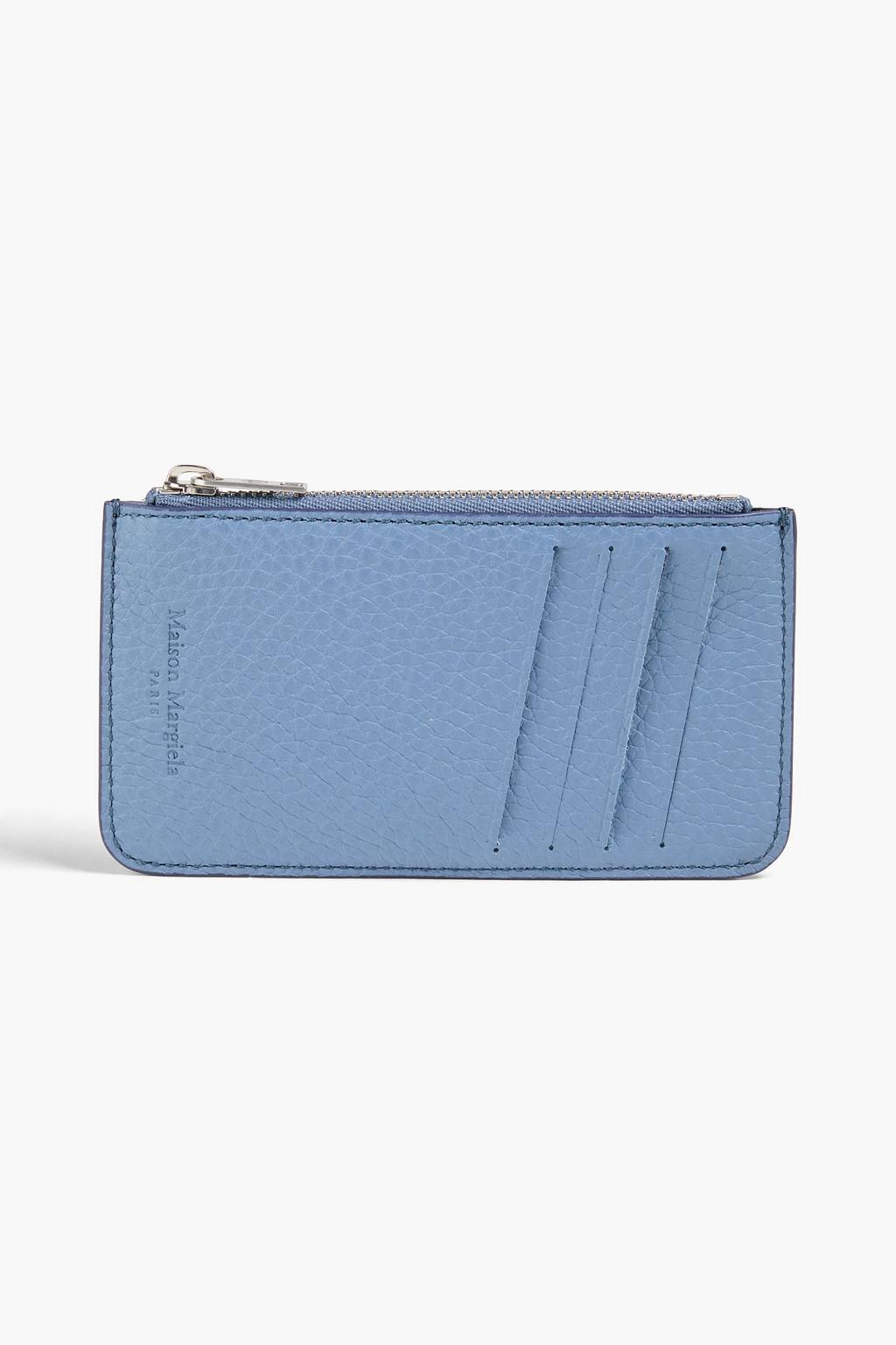 Four Stitches pebbled-leather cardholder by MAISON MARGIELA