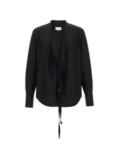 Four Stitches raw-cut cotton shirt by MAISON MARGIELA