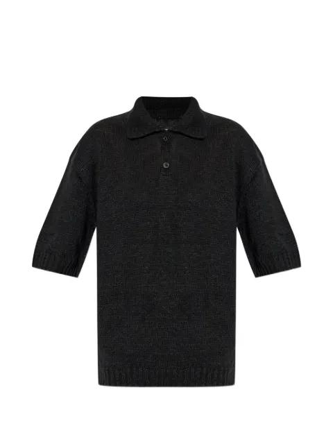 Gardening Hemp buttoned polo shirt by MAISON MARGIELA