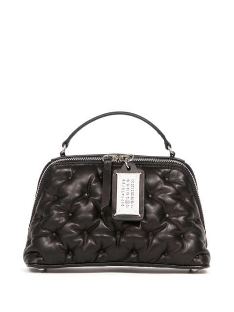 Glam Slam Embroidery Trapezoid tote bag by MAISON MARGIELA