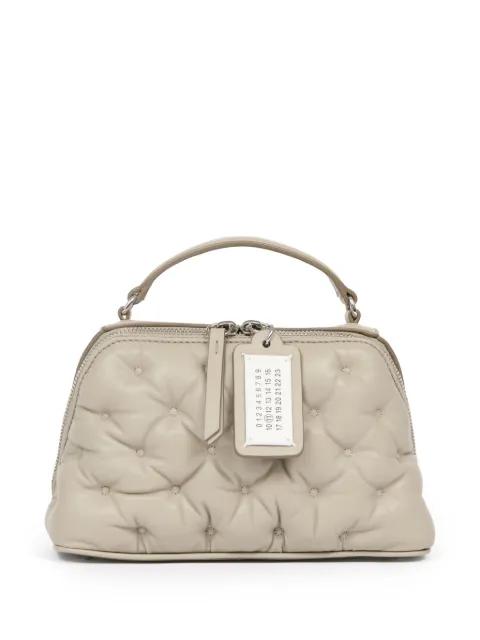 Glam Slam Embroidery Trapezoid tote bag by MAISON MARGIELA