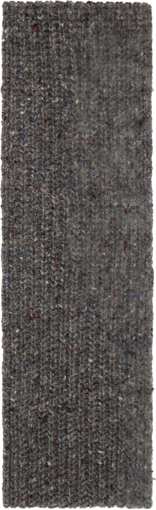 Gray Virgin Wool Scarf by MAISON MARGIELA